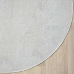 Wohnen Teppiche*Teppich in Rund - Creme und Beige - Anita