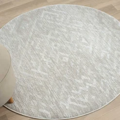 Wohnen Teppiche*Teppich in Rund mit 120 cm Durchmesser - Offaly