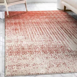 Wohnen Teppiche*Teppich in Terracotta & Creme gemustert - Maximilians