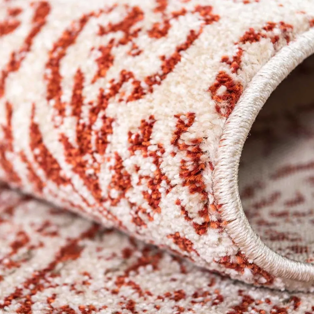 Wohnen Teppiche*Teppich in Terracotta & Creme gemustert - Maximilians