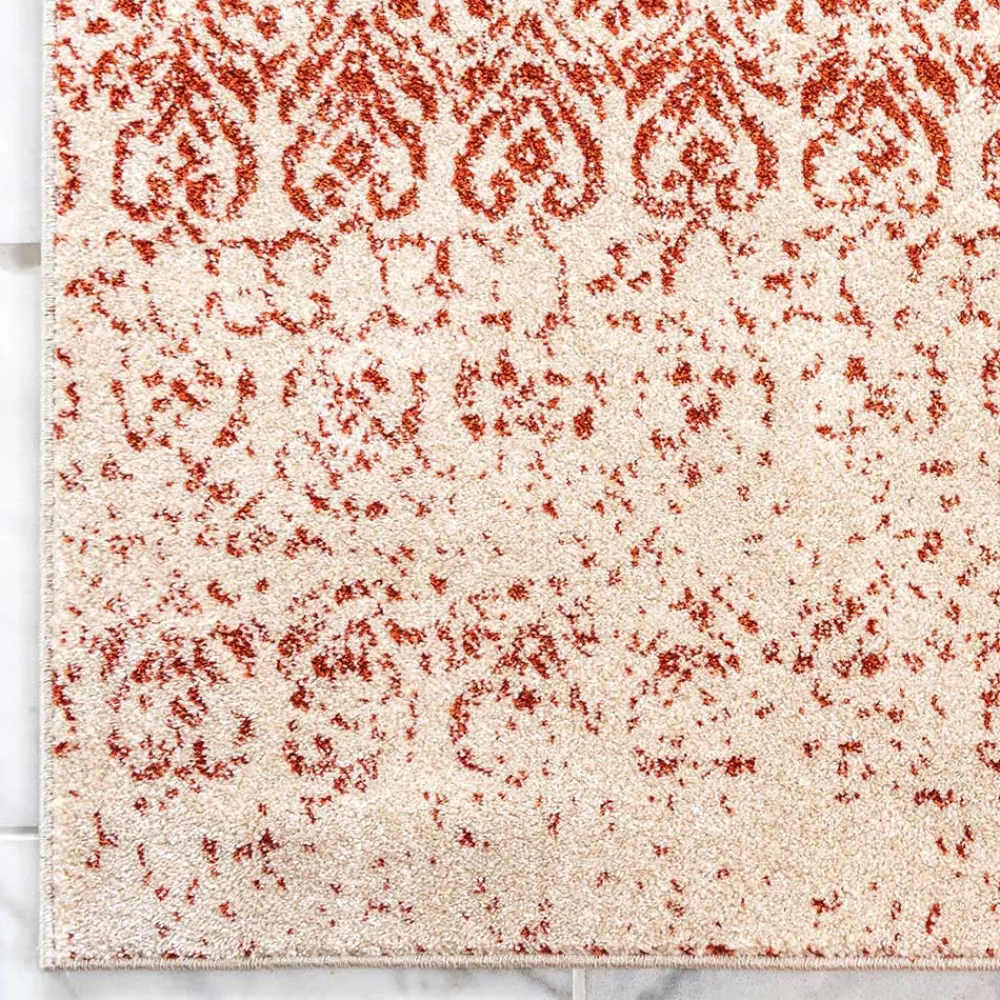 Wohnen Teppiche*Teppich in Terracotta & Creme gemustert - Maximilians