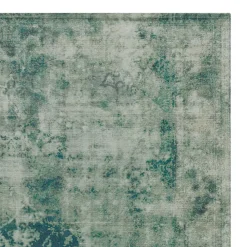 Wohnen Vintage Möbel|Teppiche*Teppich in verwaschener Optik in Grün Grau - Koprana