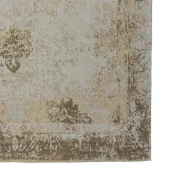 Wohnen Teppich in Vintage Used Optik - Beige & Hellbraun - Lurymia