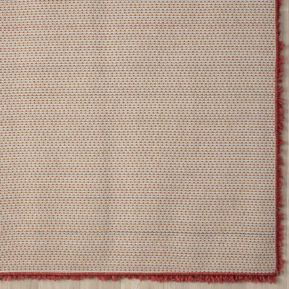 Wohnen Teppiche*Teppich Läufer in Dunkelrot Hochflor - Carina