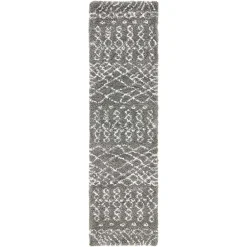 Wohnen Skandinavische Möbel*Teppich Läufer mit abstraktem Muster - Hochflor - Cazryn