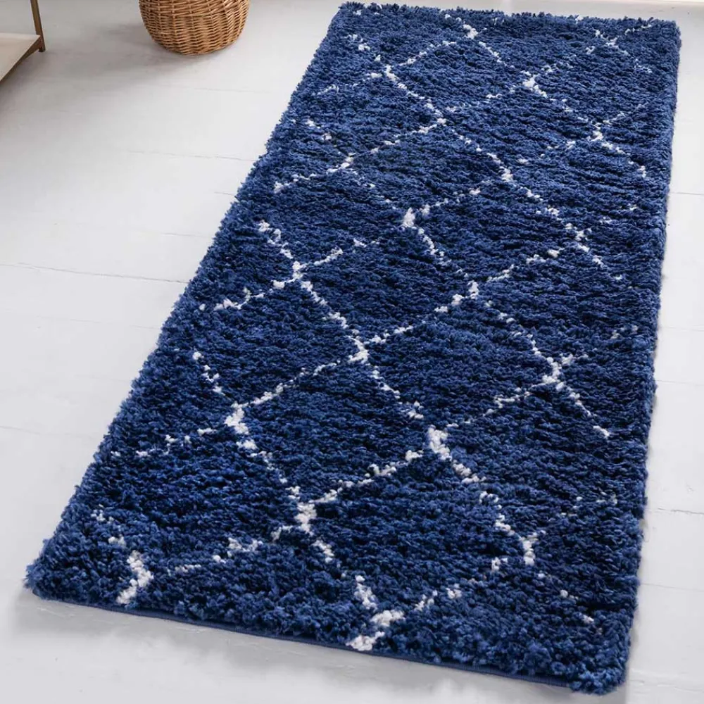 Wohnen Teppiche*Teppich Läufer mit Kachelmuster - Tonnia