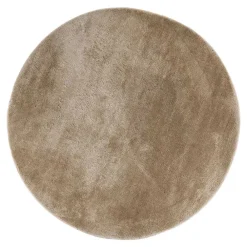 Wohnen Teppich mit 160 cm Durchmesser in Beige - Hilde