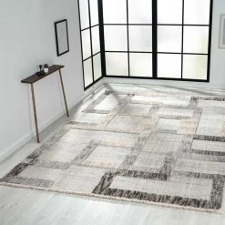 Wohnen Teppich mit geometrischem Muster - Ellis