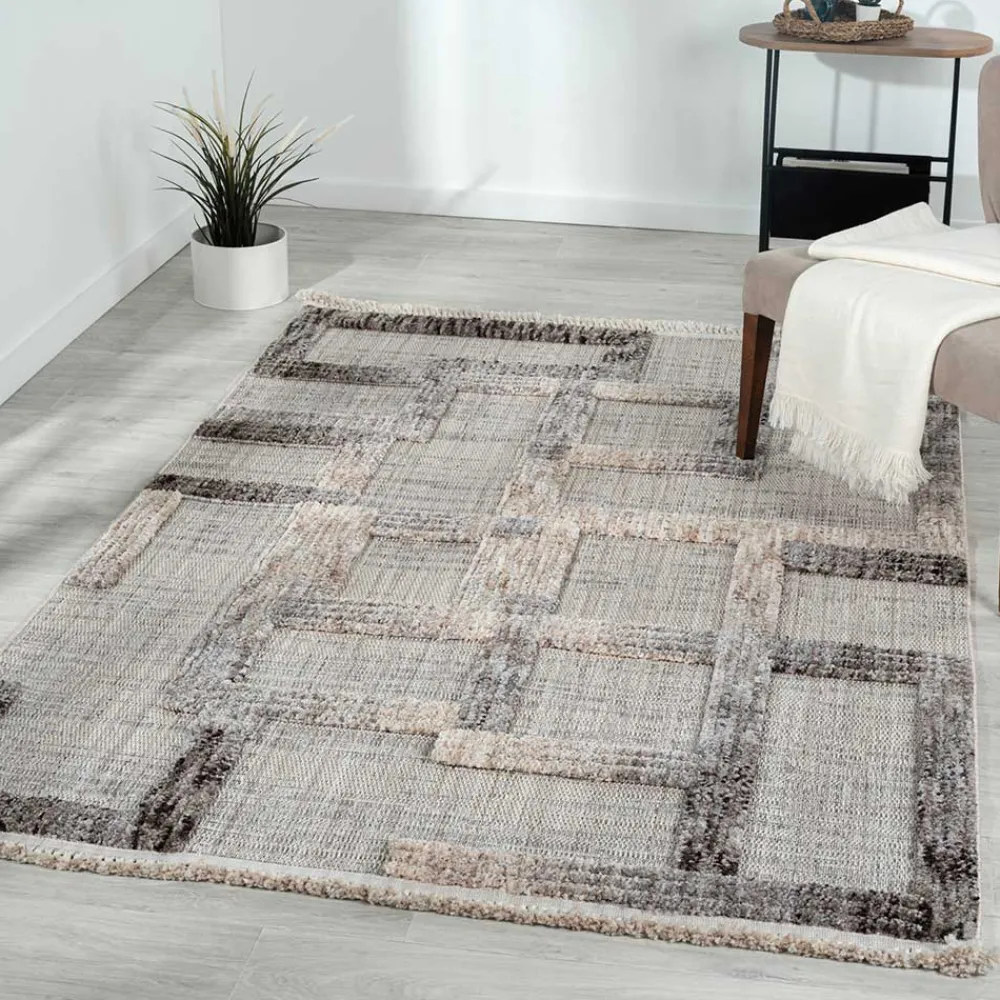 Wohnen Teppich mit geometrischem Muster - Ellis