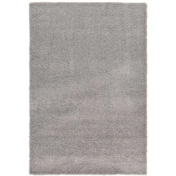 Wohnen Teppich mit Hochflor in Hellgrau - Sirias