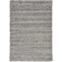 Wohnen Teppich mit Hochflor in Hellgrau - Sirias