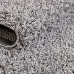 Wohnen Teppich mit Hochflor in Hellgrau - Sirias