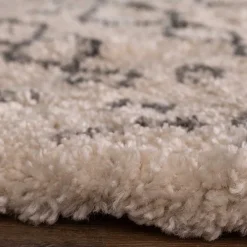 Wohnen Teppich mit hohem Flor - Durchmesser 150 cm - Osika