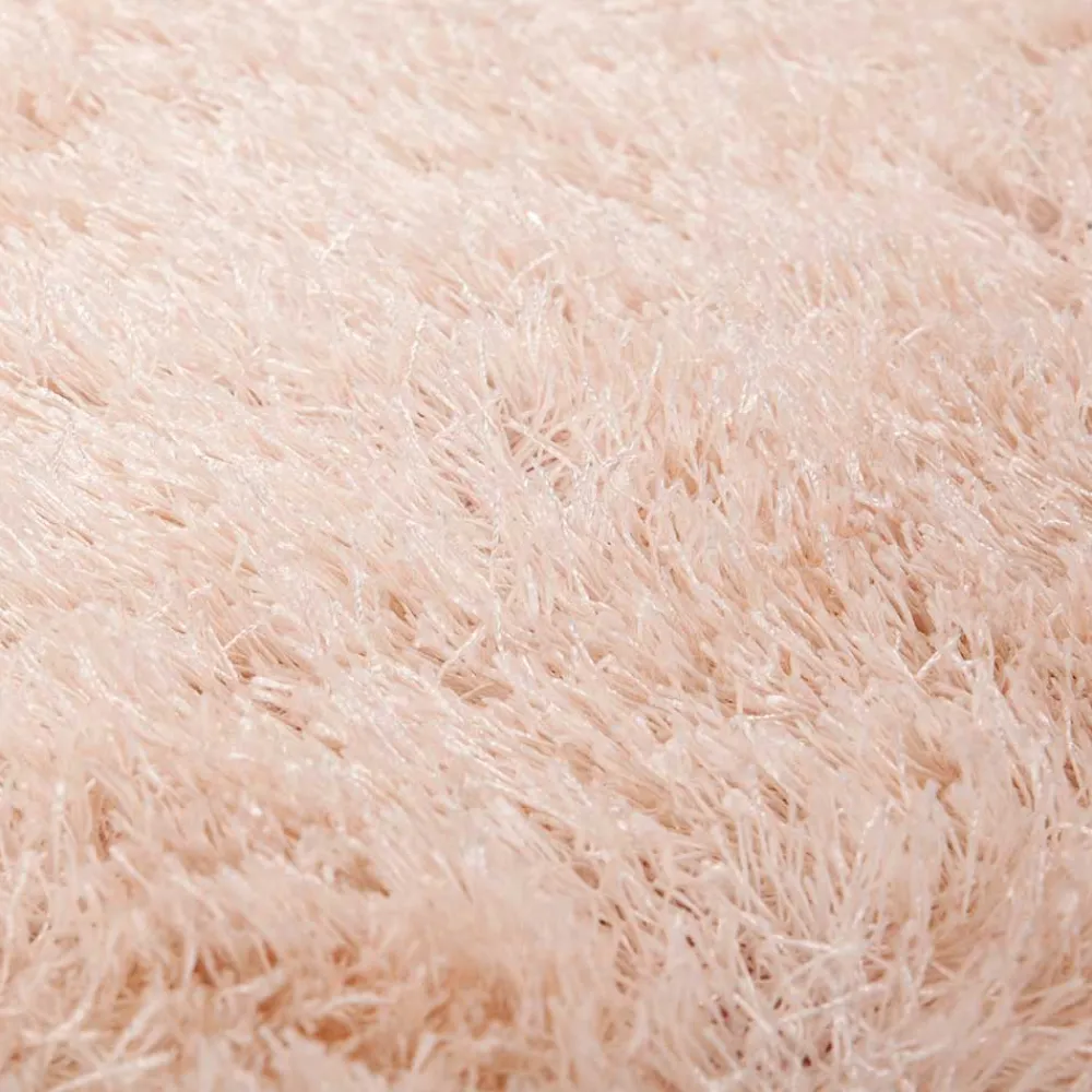 Wohnen Teppich mit langem Flor in Rosa - Elani
