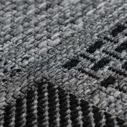 Wohnen Teppiche*Teppich mit Quadratmuster in Silbergrau Grau - Lydija