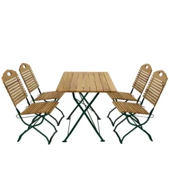 Wohnen Balkonmöbel|Terrassenmöbel*Terrassensitzgruppe Ceremon aus Robinie massiv (fünfteilig)