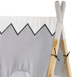 Wohnen Kinderbetten*Tipi Zeltbett für Kinder mit Stoffdach - Lagion