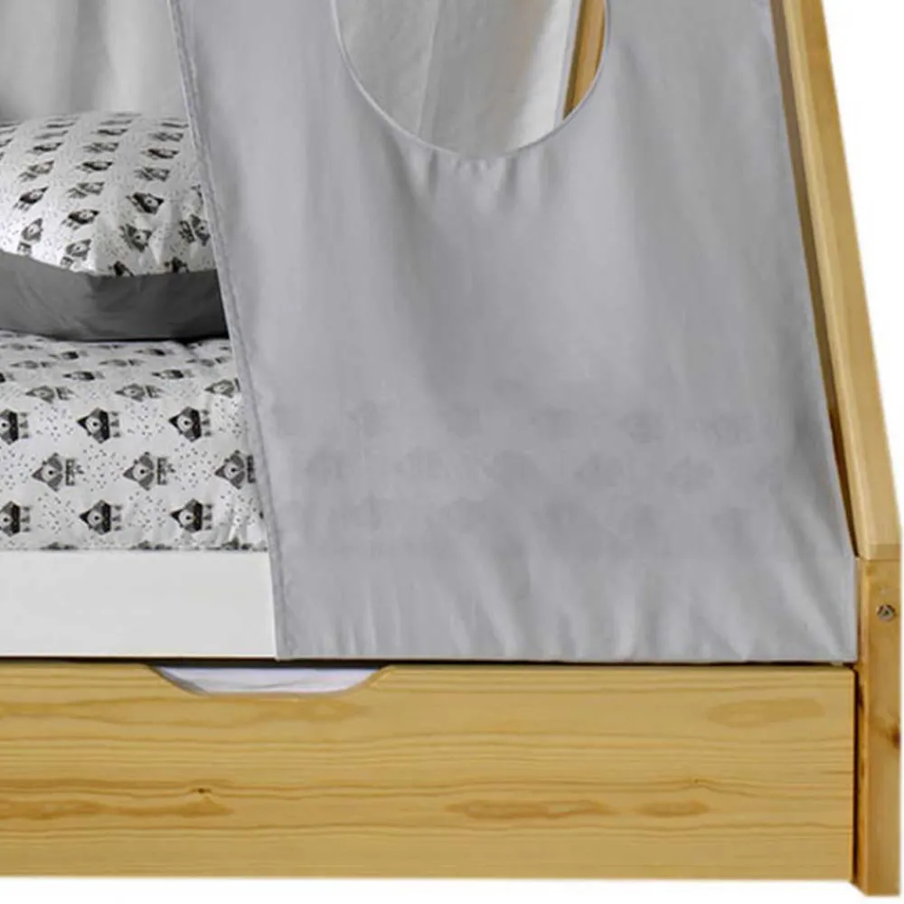 Wohnen Kinderbetten*Tipi Zeltbett für Kinder mit Stoffdach - Lagion