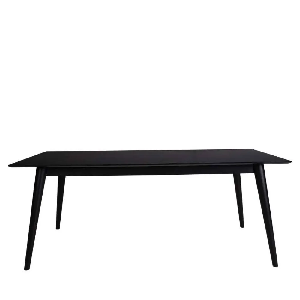 Wohnen Schwarze Möbel|Tische*Tisch & Schalenstühle Set - Vigadru (fünfteilig)