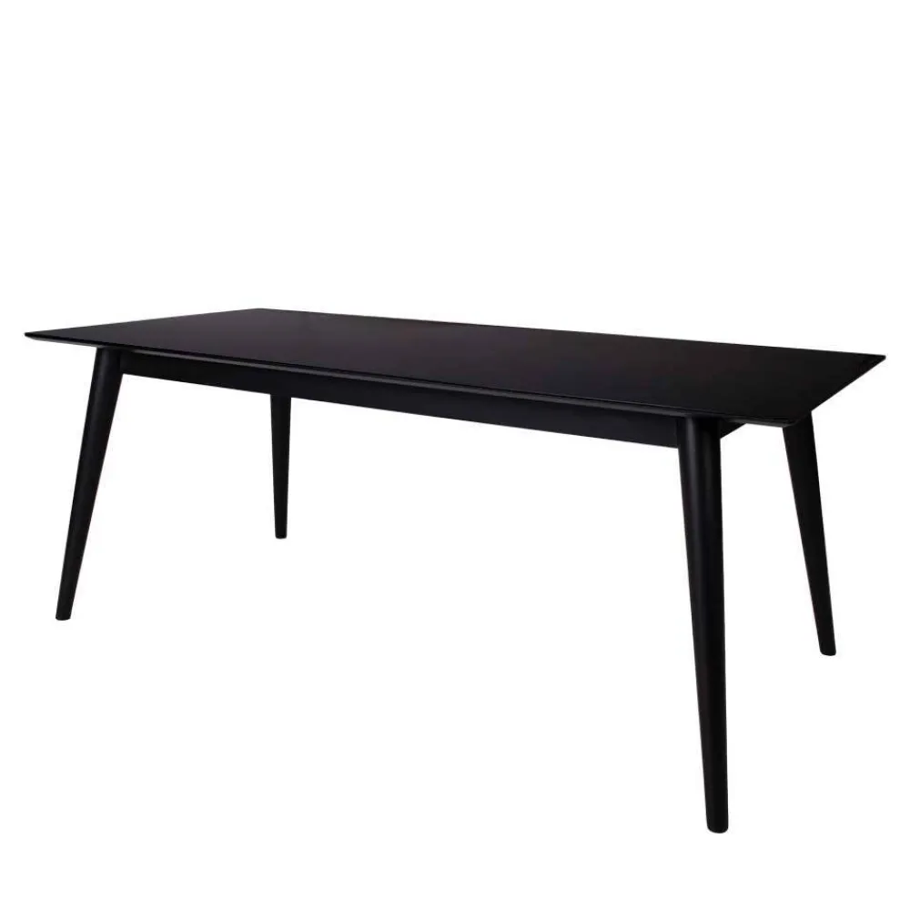 Wohnen Schwarze Möbel|Tische*Tisch & Schalenstühle Set - Vigadru (fünfteilig)