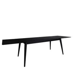 Wohnen Schwarze Möbel|Tische*Tisch & Schalenstühle Set - Vigadru (fünfteilig)