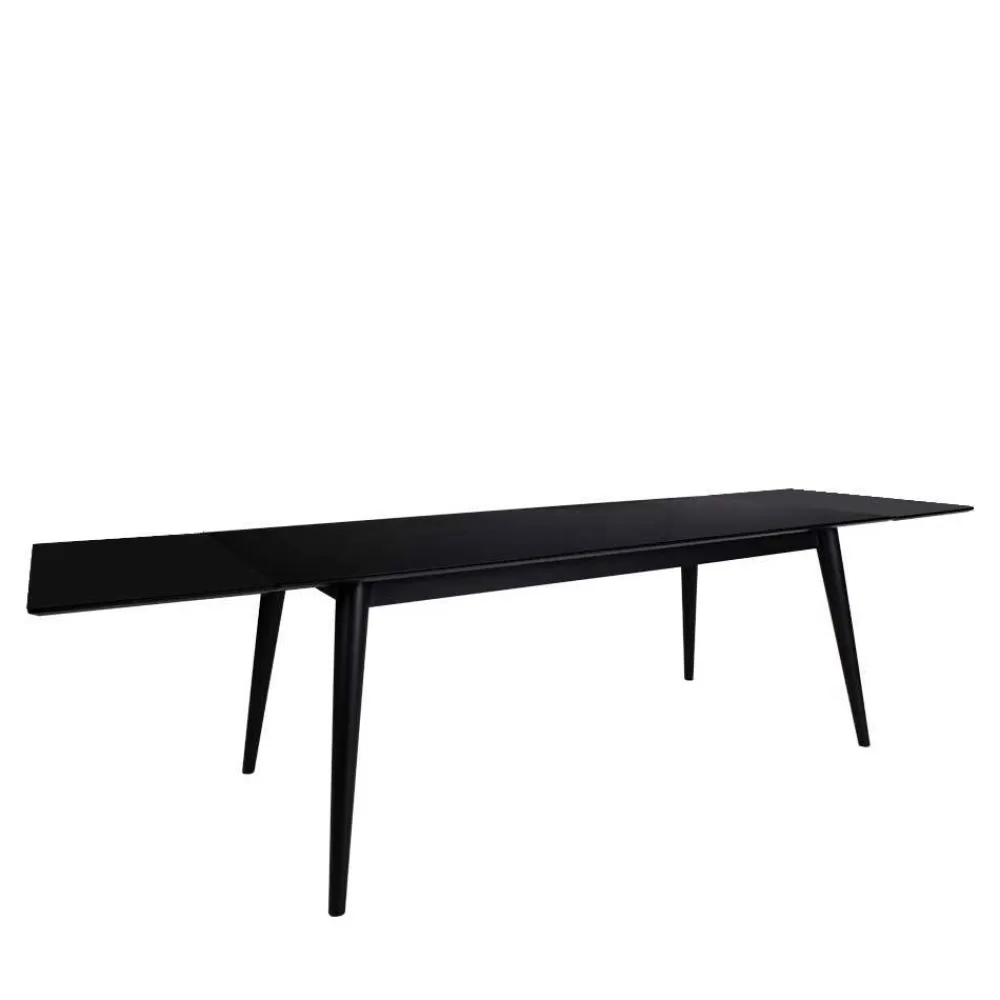 Wohnen Schwarze Möbel|Tische*Tisch & Schalenstühle Set - Vigadru (fünfteilig)