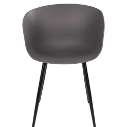 Wohnen Schwarze Möbel|Tische*Tisch & Schalenstühle Set - Vigadru (fünfteilig)