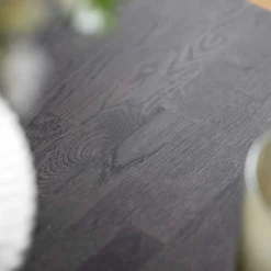 Wohnen Skandinavische Möbel|Naturholzmöbel*Tisch aus Eiche Massivholz in Dunkelbraun - Lomarios