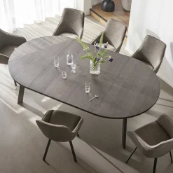 Wohnen Braune Möbel|Küchentische*Tisch in Dunkelbraun Eiche - Clause