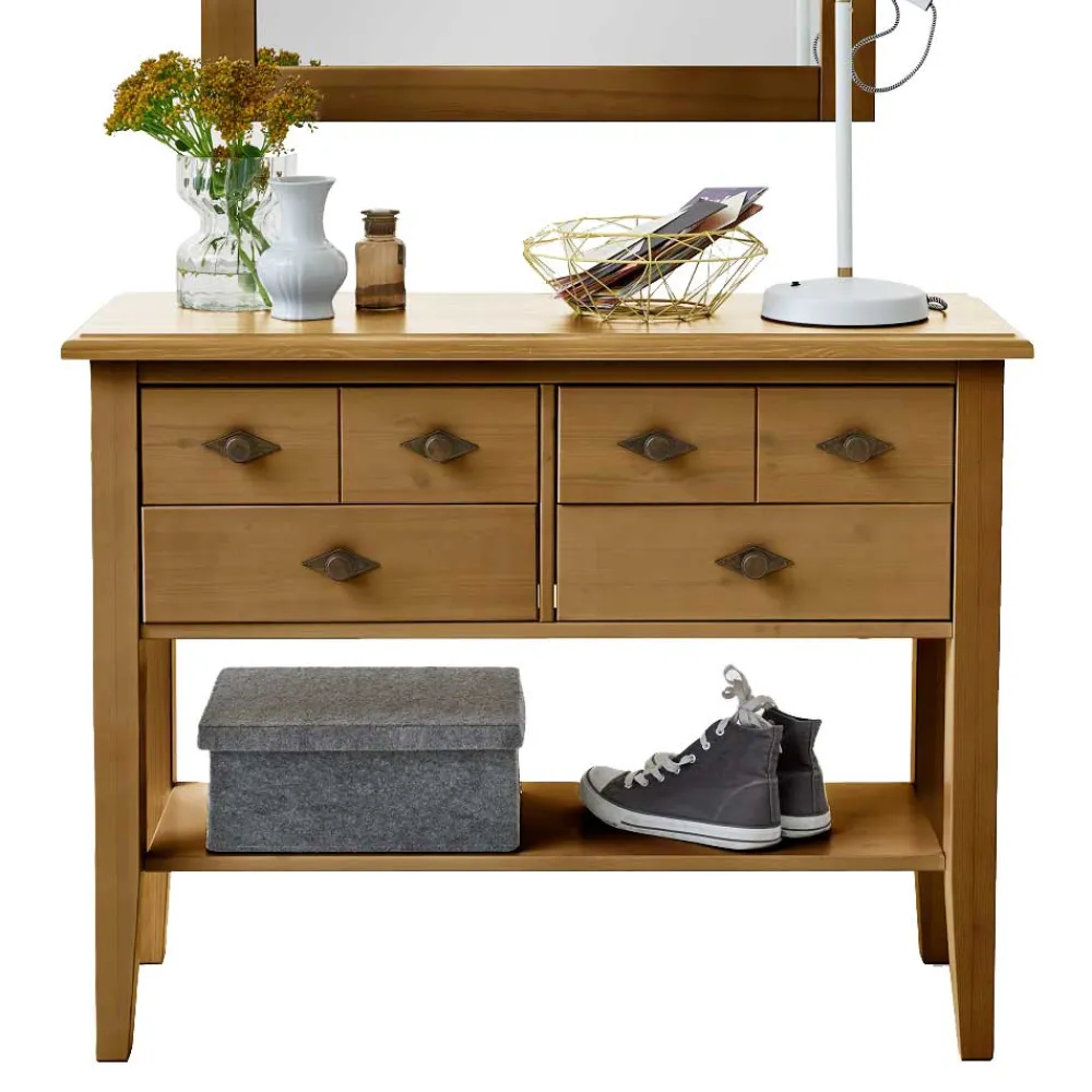 Wohnen Sideboards & Kommoden|Couchtisch*Tisch Kommode Piatra aus Kiefer teilmassiv