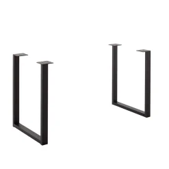 Wohnen Tisch mit Wildeiche Massivholzplatte - Guven