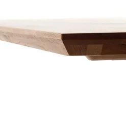 Wohnen Tisch mit X-Gestell und Zerreiche Platte - Aljawis