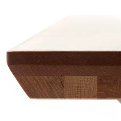 Wohnen Tisch mit X-Gestell und Zerreiche Platte - Aljawis