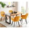 Wohnen Tisch und vier Stühle im Set - Matijas (fünfteilig)