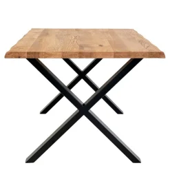 Wohnen Schwarze Möbel|Tische*Tischgruppe mit acht Stühlen Set - Anglesio (neunteilig)