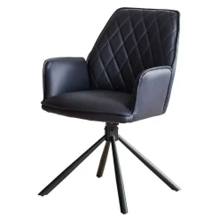 Wohnen Tischgruppe mit Drehstühlen Set - Bravara (fünfteilig)