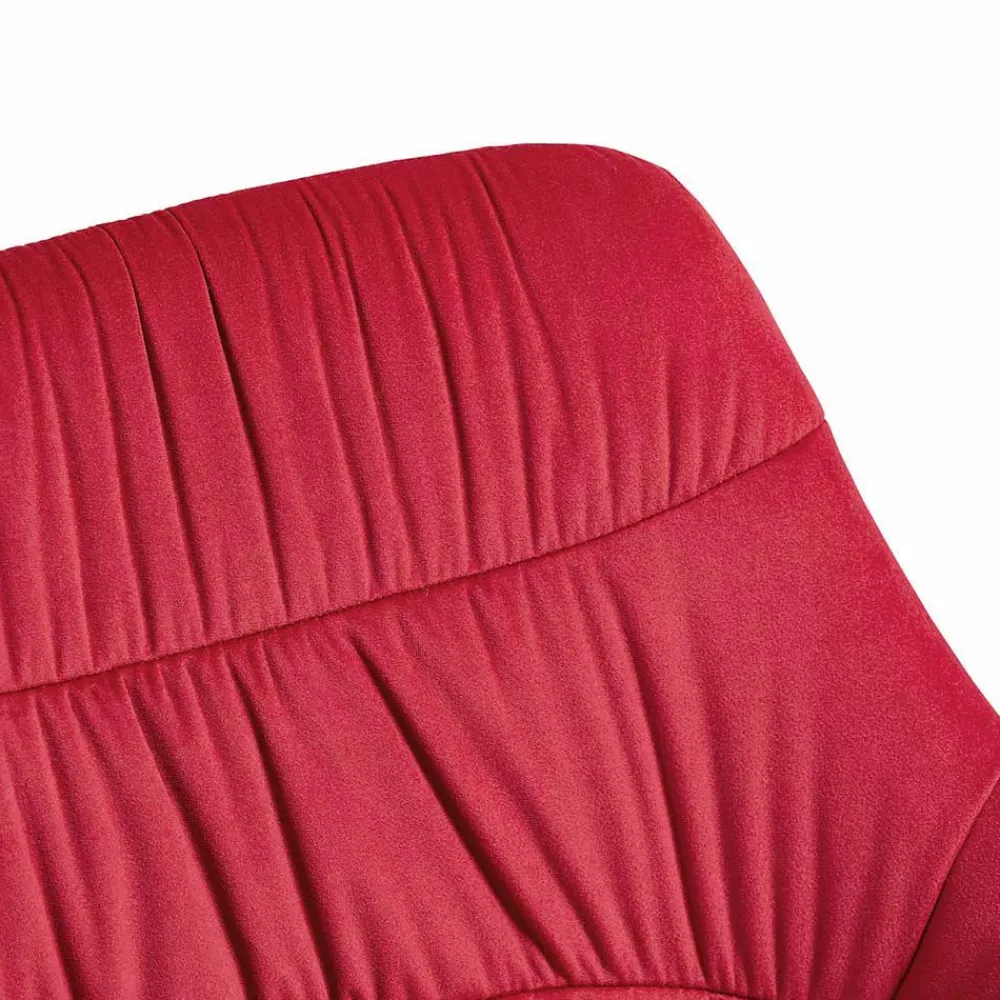 Wohnen Sitzgruppe|Küchen-Essgruppen*Tischgruppe mit vier roten Stühlen - Syrec (fünfteilig)