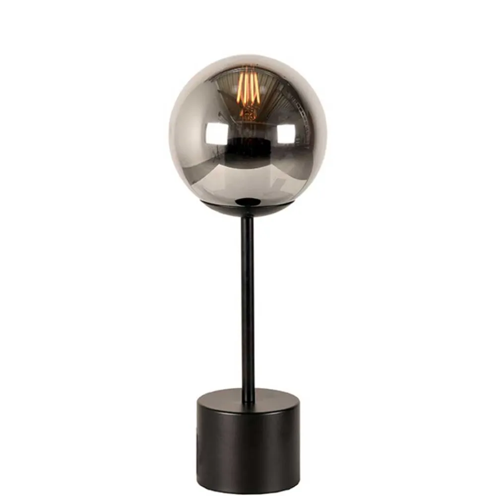 Wohnen Tischleuchte mit getöntem Glas Kugelschirm - Sophia
