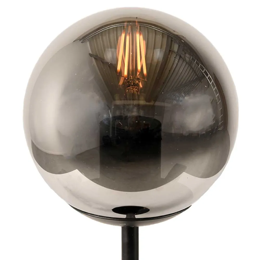 Wohnen Tischleuchte mit getöntem Glas Kugelschirm - Sophia