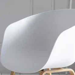 Wohnen Weiße Möbel|Skandinavische Möbel*Tischsessel mit Sitzschale - Eberly (2er Set)