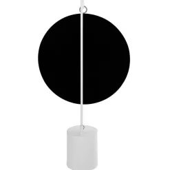 Wohnen Tischspiegel in Silberfarben und Weiß - Cavan