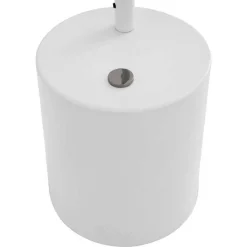 Wohnen Tischspiegel in Silberfarben und Weiß - Cavan