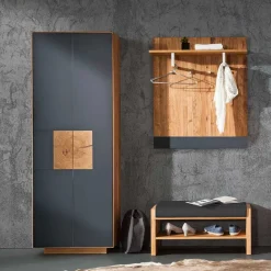 Wohnen Tolle Garderoben Kombi in Wildeiche - Mandrey (dreiteilig)