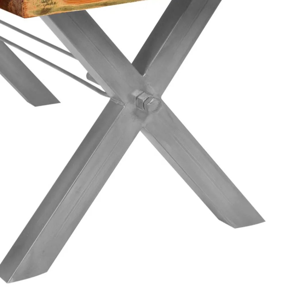 Wohnen Toller Shabby Chic Tisch aus Altholz Bunt - Teas