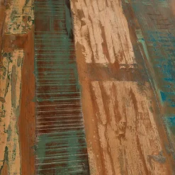 Wohnen Toller Shabby Chic Tisch aus Altholz Bunt - Teas