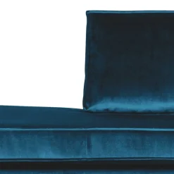 Wohnen Tolles Retro Sofa Cumagon mit Samt in Blau
