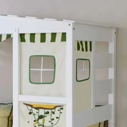 Wohnen Kindermöbel|Kinderbetten*Tolles Spielbett Castalla in Weiß