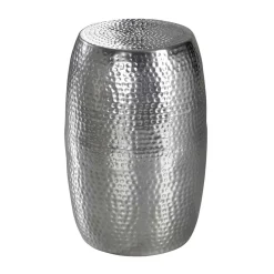 Wohnen Tonnen Design Beistelltisch aus Aluminium - Bahare