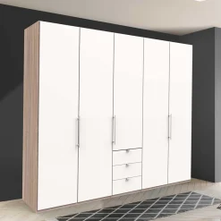 Wohnen Top Schlafzimmerschrank mit 2 Falttüren & Tür - Vaclyn