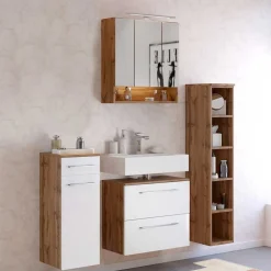 Wohnen Badezimmer Komplett*Topp Badeinrichtung Komplett-Set - Yazemina (vierteilig)